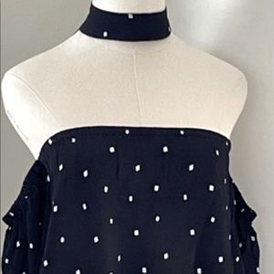 Bebe choker crop top